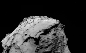 Rosetta ,, sa toute dernière image de Tchouri avant le crash 1.jpg