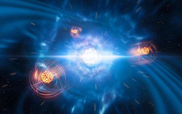 Un élément lourd né de la collision entre deux étoiles à neutrons détecté pour la première fois 1